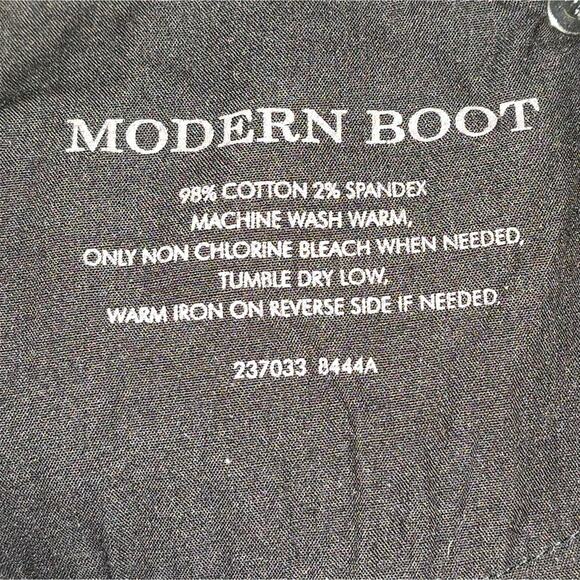 Loft Modern Bootcut Black Velvet Chic Black Flare Pants Size 10 P Petite - Picture 11 of 12